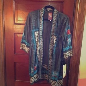 NWT! Johnny Was Embroidered Kimono!
